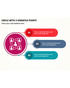 Circle with 3 Versatile Points PPT Thumbnail