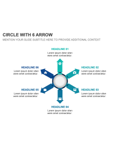 Circle with 6 Arrow PPT Thumbnail