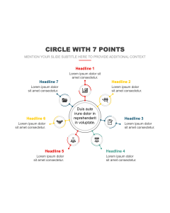 Circle with 7 Points PPT Thumbnail
