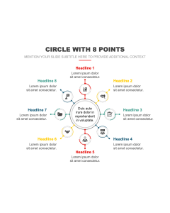 Circle with 8 Points PPT Thumbnail