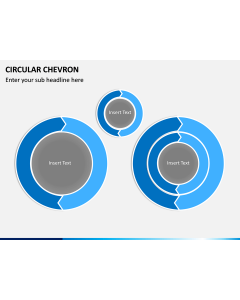 Circular Chevron PPT Slide 1