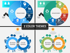 Circular economy PPT cover slide