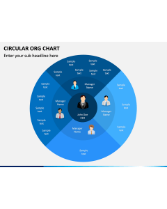 Circular ORG Chart PPT Slide 1