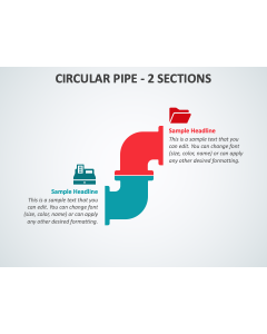 Circular Pipe - 2 Sections PPT Slide 1