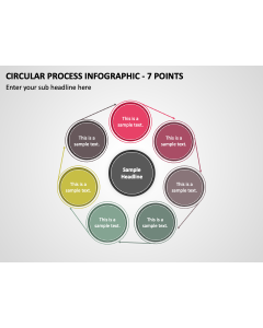 Circular Process Infographic - 7 Points PPT Thumbnail