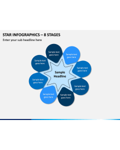 Star Infographics – 8 Stages PPT slide 1