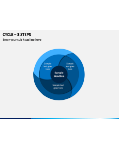 Cycle 3 steps PPT slide 1