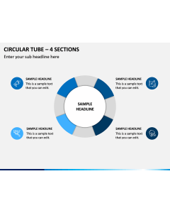 Circular Tube – 4 Sections PPT Slide 1