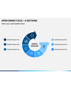 Open Ended Cycle – 6 Sections PPT Slide 1