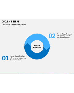 Cycle – 2 Steps PPT Slide 1