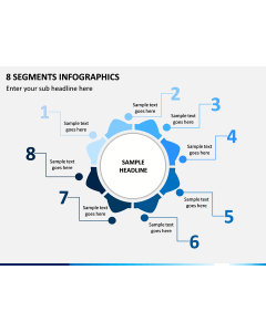 8 Segments Infographics PPT Slide 1