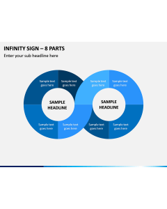 Infinity Sign - 8 Parts PPT Slide 1
