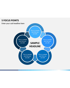 5 Focus Points PPT Slide 1