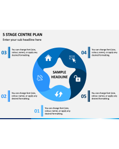 5 Stage Centre Plan PPT Slide 1