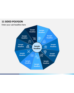 11 Sided Polygon PPT Slide 1