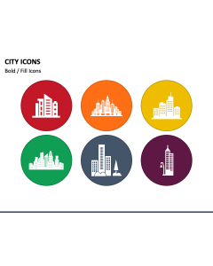 City Icons PPT Slide 1