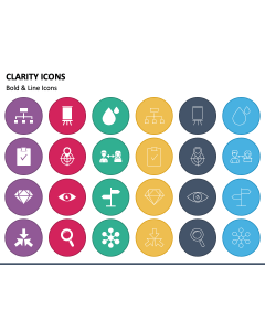 Clarity Icons PPT Slide 1