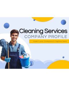 Cleaning Service Company Profile PPT Thumbnail
