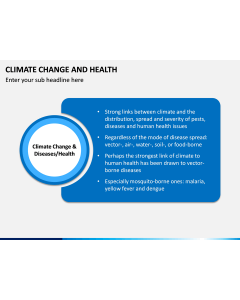 Climate Change and Health PPT Slide 1