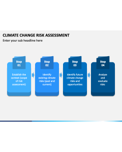 Climate Change Risk Assessment PPT Slide 1