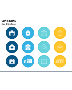 Clinic Icons PPT Slide 1
