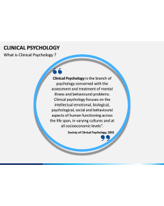 Clinical Psychology PPT slide 1