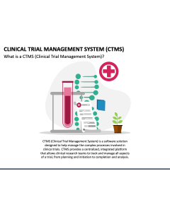 Clinical Trial Management System (CTMS) PPT Slide 1