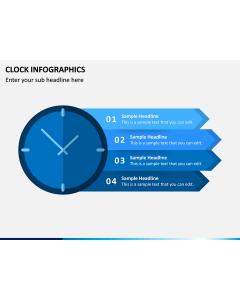 Clock Infographics PPT Slide 1