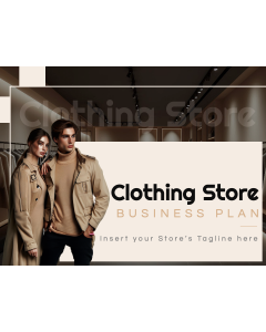 Clothing Store Business Plan PPT Thumbnail