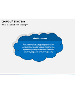Cloud 1st Strategy PPT Slide 1