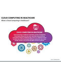 Cloud Computing in Healthcare PPT Slide 1