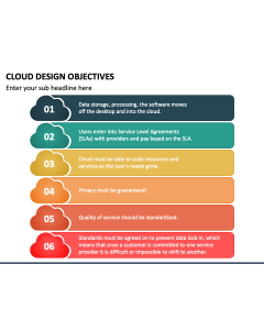 Cloud Design Objectives PPT Slide 1