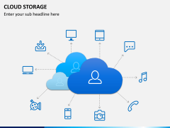 Cloud storage PPT slide 1