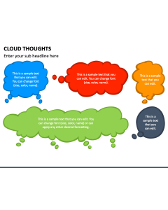Cloud Thoughts PPT Slide 1