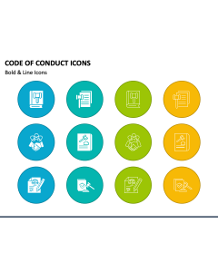 Code of Conduct Icons PPT Slide 1
