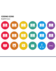 Coding Icons PPT Slide 1