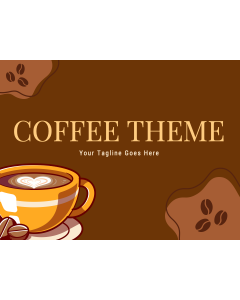 Coffee Theme PPT Slide 1
