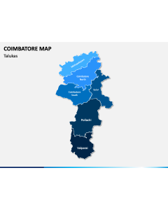 Coimbatore Map PPT Slide 1