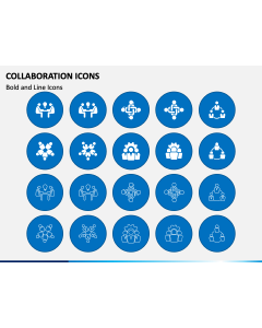 Collaboration Icons PPT Slide 1
