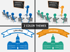 College/University PPT cover slide