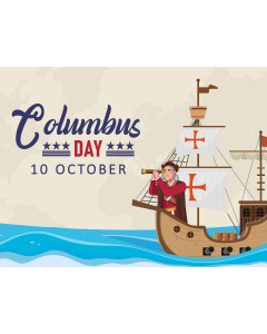 Columbus Day Free PPT slide 1