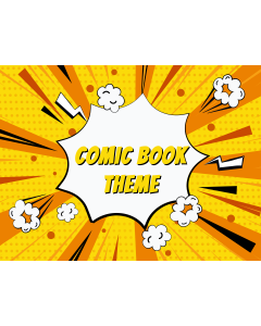 Comic Book Theme PPT Slide 1