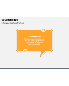 Comment Box PPT Slide 1