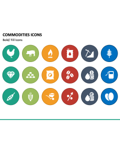 Commodities Icons PPT Slide 1