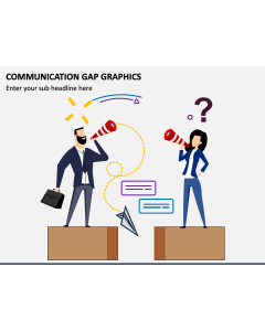 Communication Gap Graphics PPT Slide 1