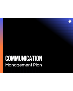 Communication Management Plan PPT Thumbnail