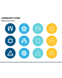 Community Icons PPT Slide 1