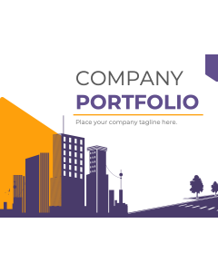 Company Portfolio PPT Slide 1