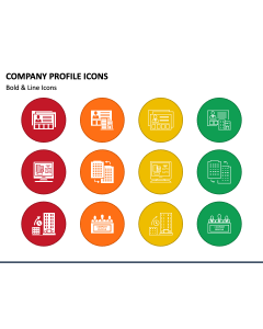 Company Profile Icons PPT Slide 1