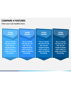 Compare 4 Features PPT Slide 1